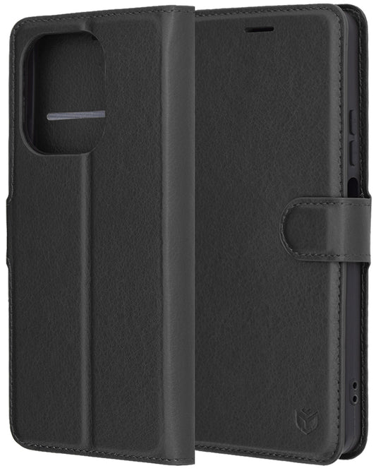 Cover til Oppo A5 Pro 4G / A5 Pro, Techsuit, Leather Folio, Sort