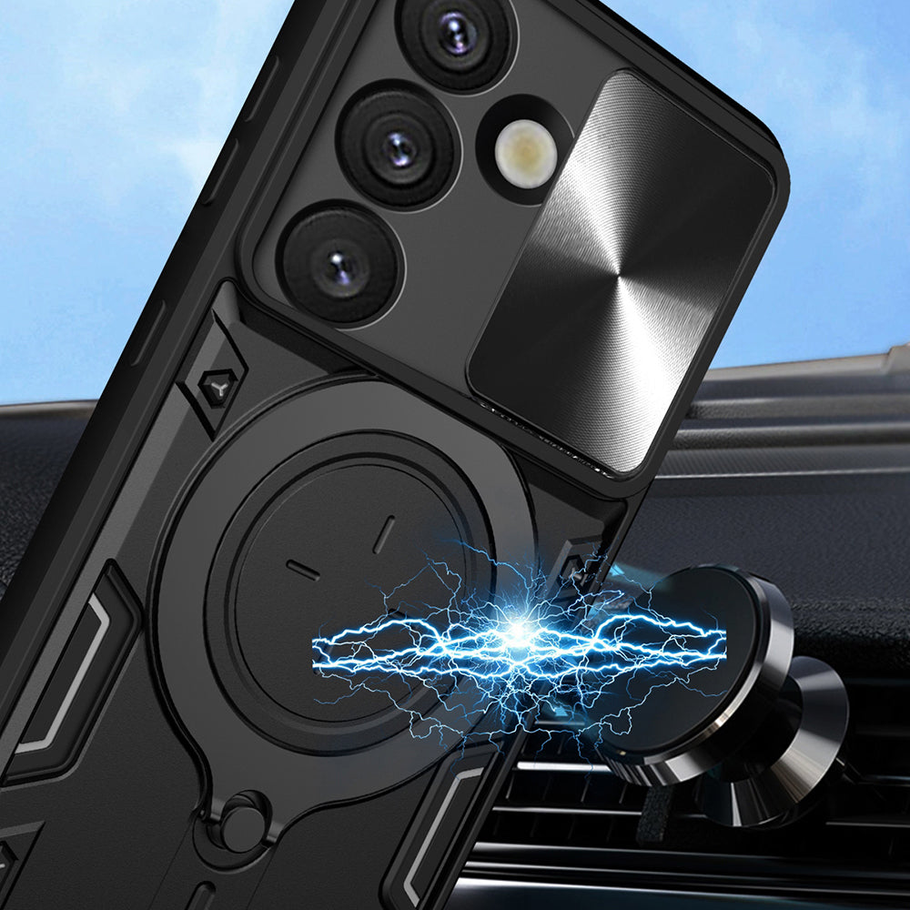 Etui til Oppo A5 4G / A5 5G, Techsuit, CamGuard Pro, Rød