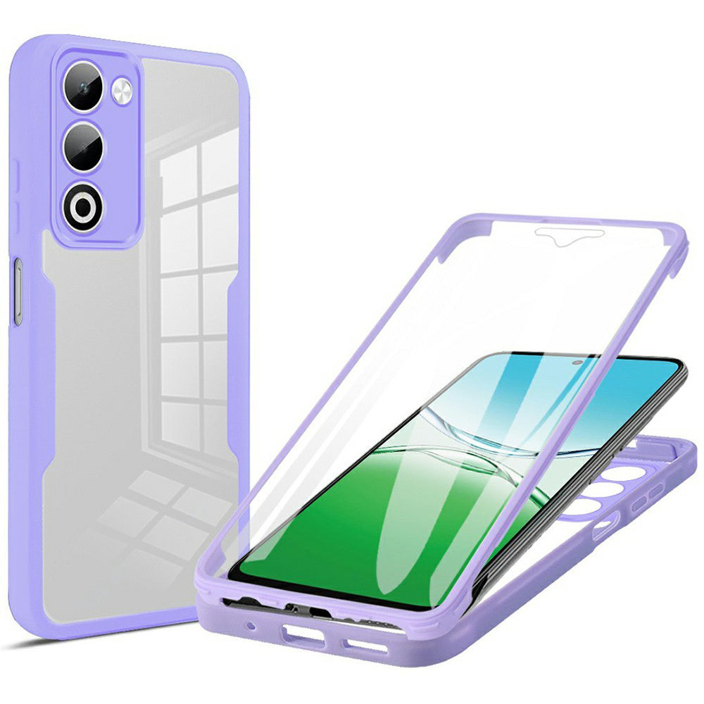 Etui til Oppo A5 4G / A5 5G, Techsuit, ColorVerse 360, Lilla