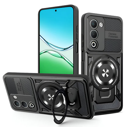 Etui til Oppo A5 4G / A5 5G, Techsuit, RuggedCam, Sort