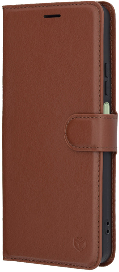 Cover til Oppo A5 Pro 4G / A5 Pro, Techsuit, Læder Folio, Brun