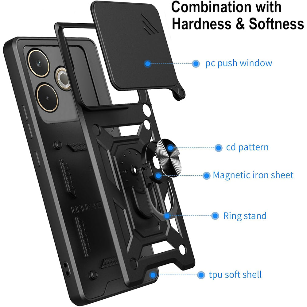 Cover til Oppo A5 Pro 4G / A5 Pro, Techsuit, CamShield, Grøn