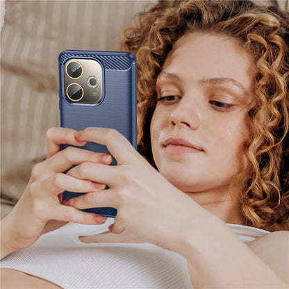 Cover til Oppo A5 Pro 4G / A5 Pro, Techsuit, Carbon, Blå