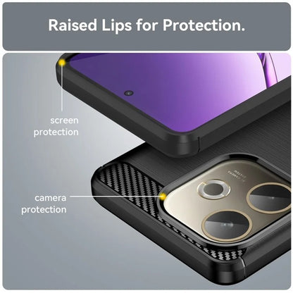 Cover til Oppo A5 Pro 4G / A5 Pro, Techsuit, Carbon, Sort