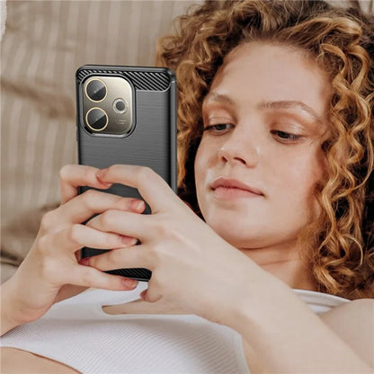 Cover til Oppo A5 Pro 4G / A5 Pro, Techsuit, Carbon, Sort