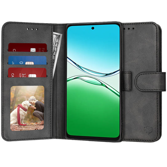 Cover til Oppo A5 Pro 4G / A5 Pro, Techsuit, Diary Book, Sort