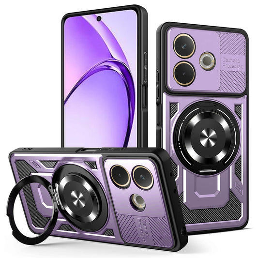 Cover til Oppo A5 Pro 4G / A5 Pro, Techsuit, RuggedCam, Lilla