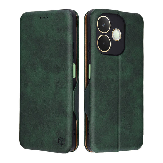 Cover til Oppo A5 Pro 4G / A5 Pro, Techsuit, Safe Wallet Plus, Grøn