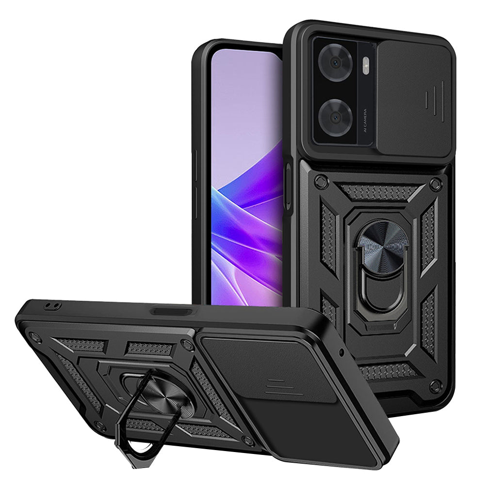 Cover til Oppo A57 4G / A57s / Oneplus Nord N20 SE, Techsuit, CamShield, Sort