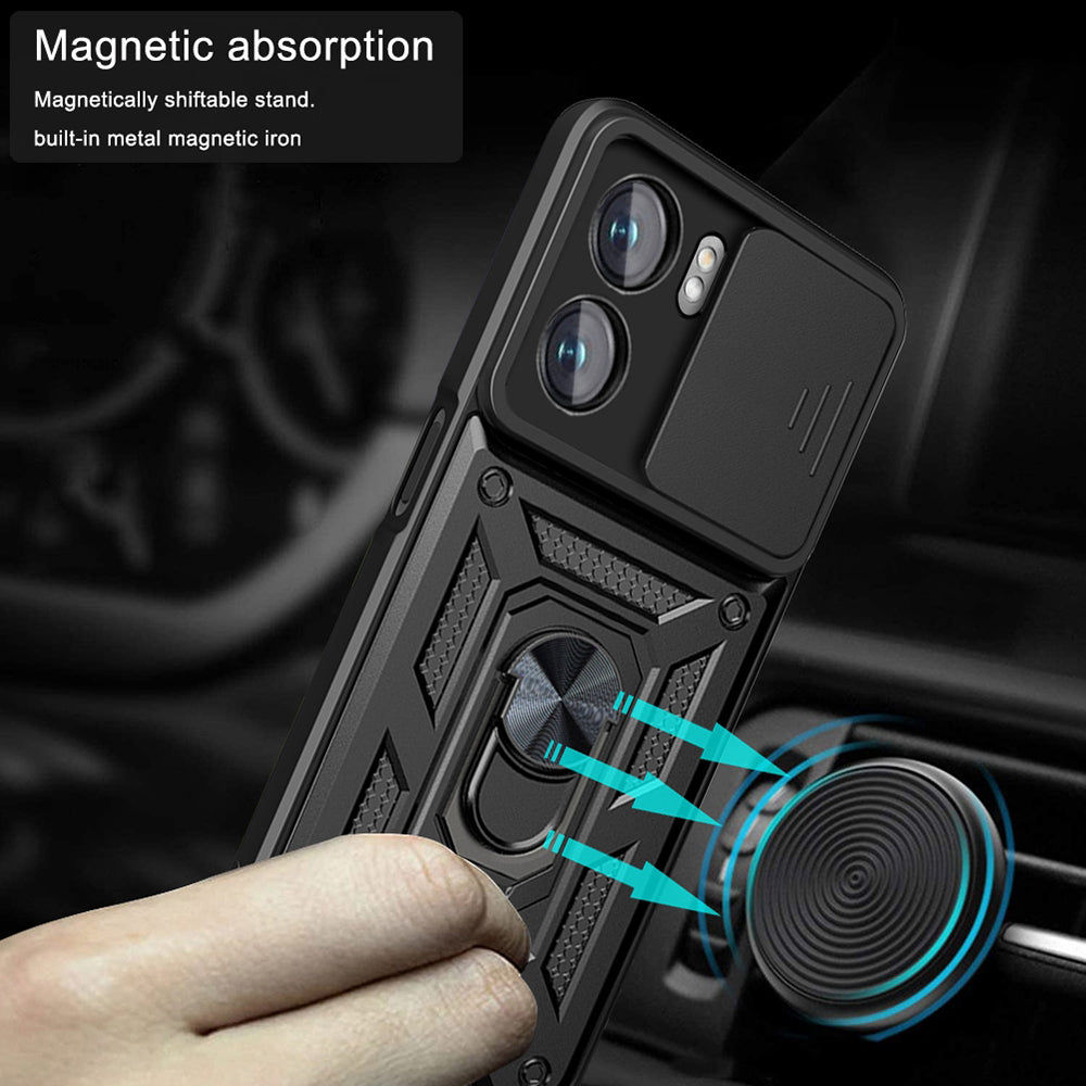 Cover til Oppo A57 4G / A57s / Oneplus Nord N20 SE, Techsuit, CamShield, Sort