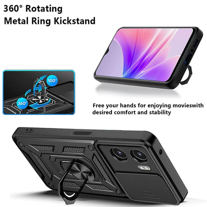 Cover til Oppo A57 4G / A57s / Oneplus Nord N20 SE, Techsuit, CamShield, Sort