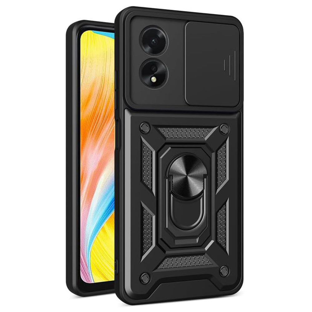 Cover til Oppo A58 4G, Techsuit, CamShield, Sort