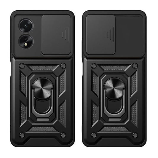 Cover til Oppo A58 4G, Techsuit, CamShield, Sort