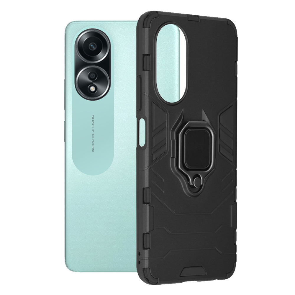 Cover til Oppo A58 4G, Techsuit, Shield, Sort