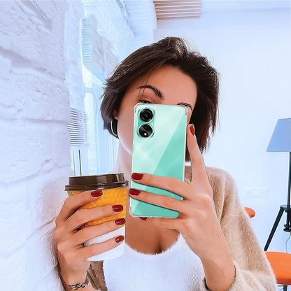 Cover til Oppo A58 4G, Techsuit, Stødabsorberende Klar, Transparent