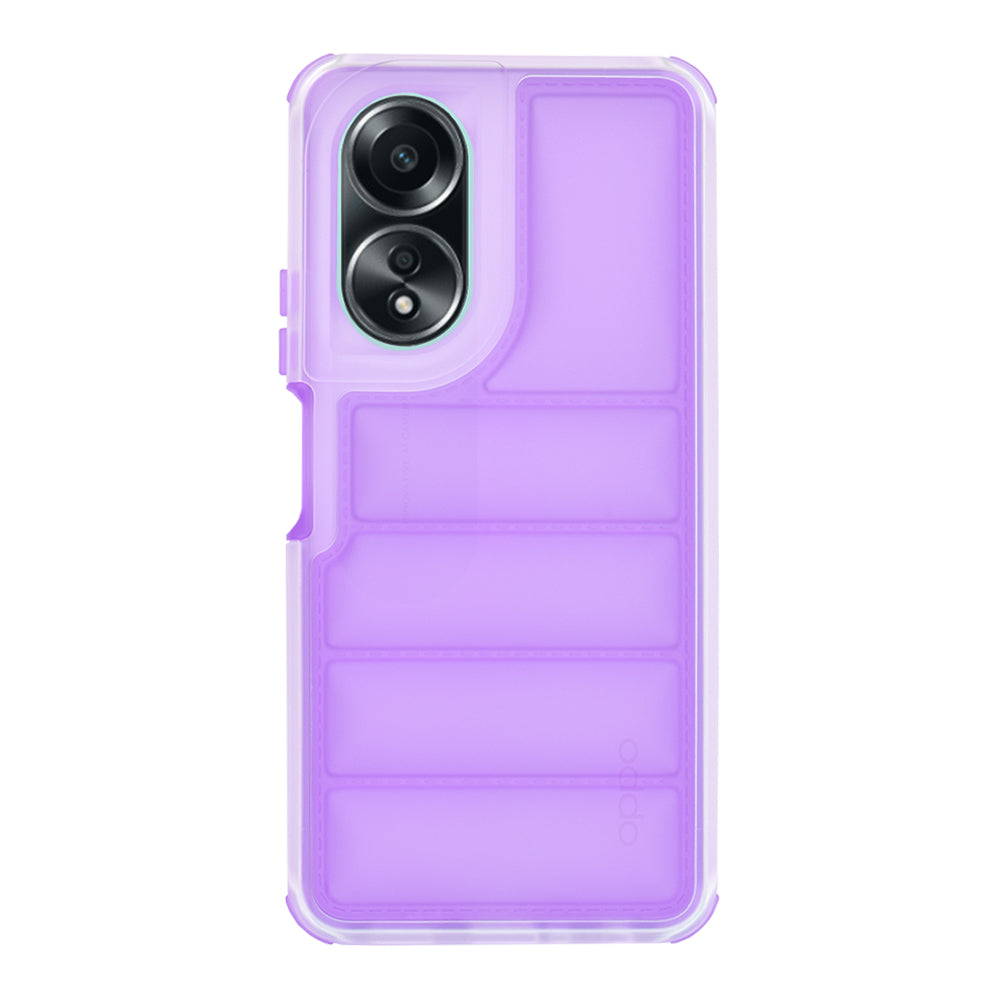 Cover til Oppo A58 4G, Techsuit, Wave Shield, Lilla