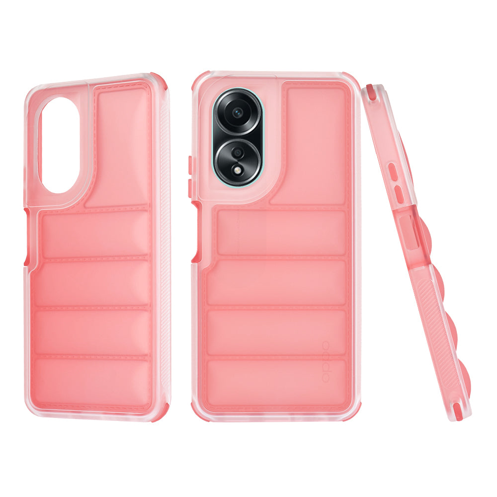 Cover til Oppo A58 4G, Techsuit, Wave Shield, Rød