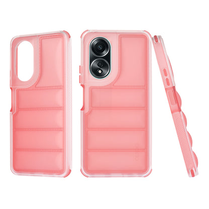 Cover til Oppo A58 4G, Techsuit, Wave Shield, Rød