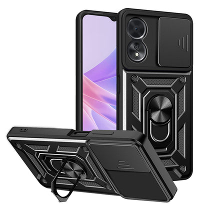 Cover til Oppo A58 5G / A78 5G, Techsuit, CamShield, Sort