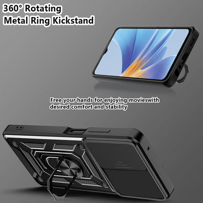 Cover til Oppo A58 5G / A78 5G, Techsuit, CamShield, Sort