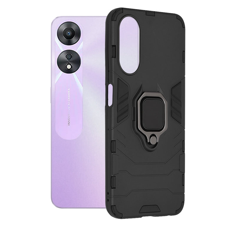 Cover til Oppo A58 5G / A78 5G, Techsuit, Shield, Sort