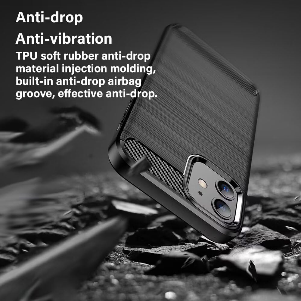 Case for Oppo A6 4G, Techsuit, Carbon, Black