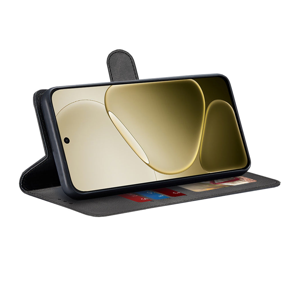 Etui til Oppo A6 4G, Techsuit, Diary Book, Sort