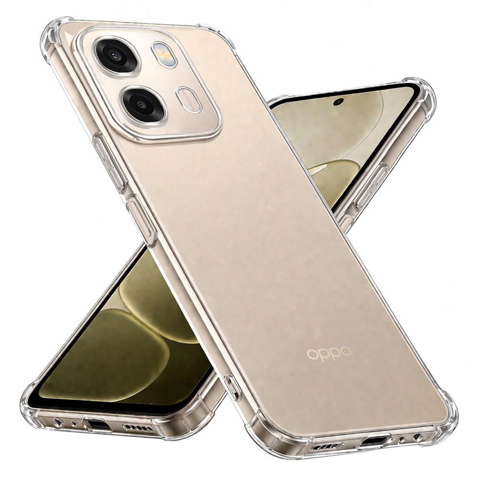Etui til Oppo A6 4G, Techsuit, Shockproof Clear, Gennemsigtig
