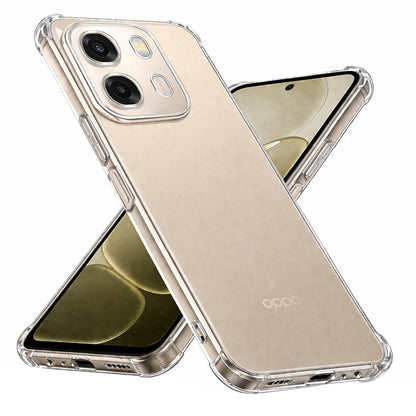 Etui til Oppo A6 4G, Techsuit, Shockproof Clear, Gennemsigtig