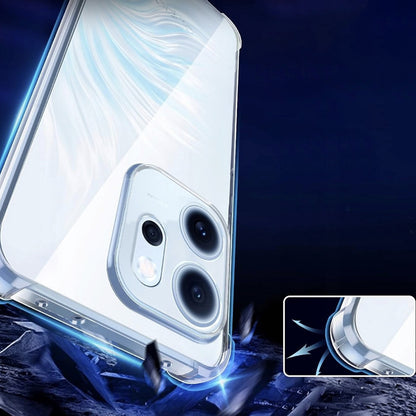 Etui til Oppo A6 4G, Techsuit, Shockproof Clear, Gennemsigtig