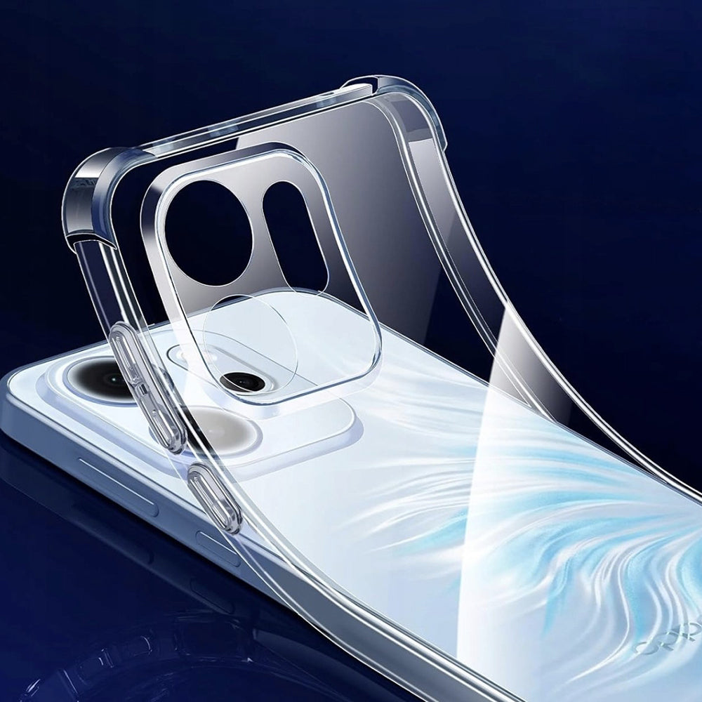 Etui til Oppo A6 4G, Techsuit, Shockproof Clear, Gennemsigtig