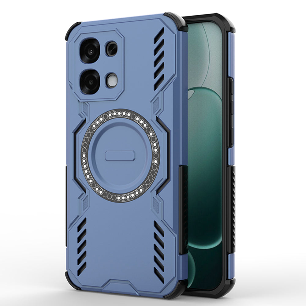 MagSafe cover til Oppo A6 Pro 5G / A6 Pro 4G, Techsuit, ArmorMag, Blå