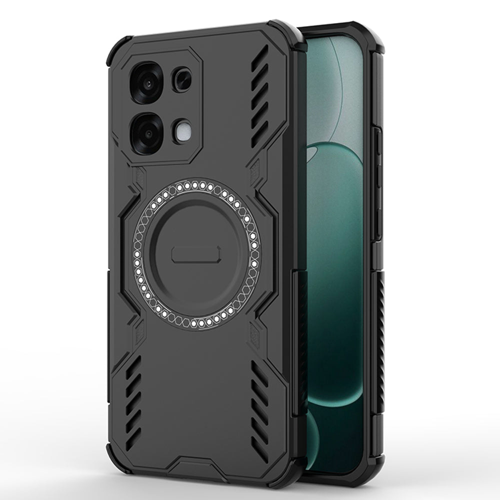 MagSafe cover til Oppo A6 Pro 5G / A6 Pro 4G, Techsuit, ArmorMag, Sort