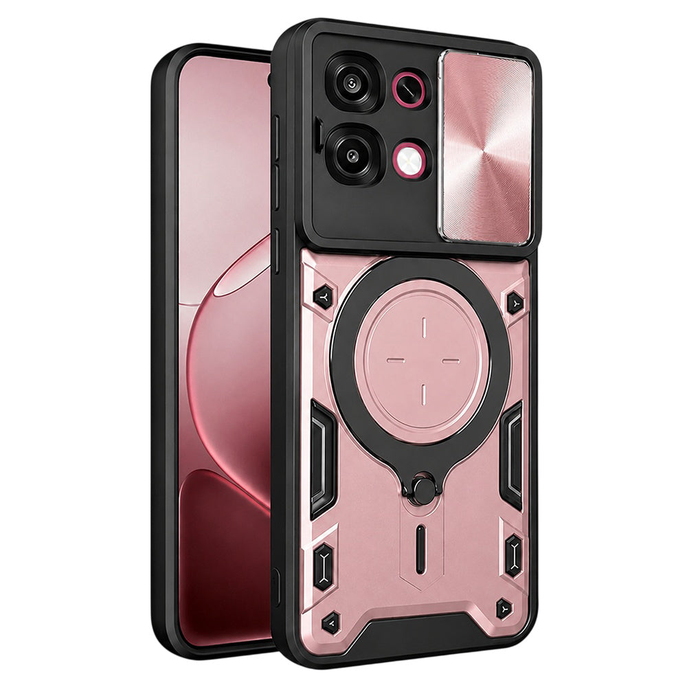 Cover til Oppo A6 Pro 5G / A6 Pro 4G, Techsuit, CamGuard Pro, Lyserød Guld