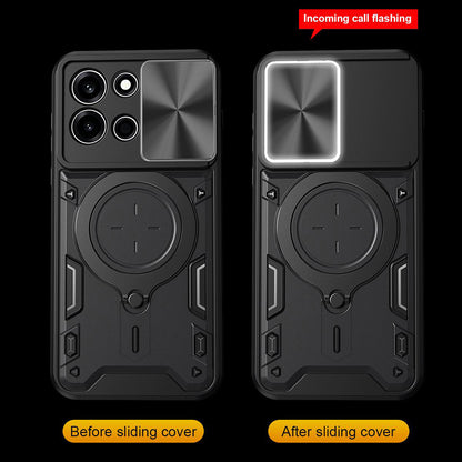 Cover til Oppo A6 Pro 5G / A6 Pro 4G, Techsuit, CamGuard Pro, Lyserød Guld