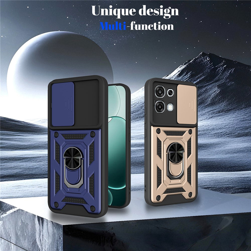 Etui til Oppo A6 Pro 5G / A6 Pro 4G, Techsuit, CamShield, Sort