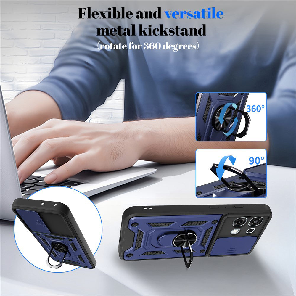 Etui til Oppo A6 Pro 5G / A6 Pro 4G, Techsuit, CamShield, Sort