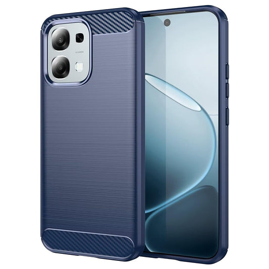 Cover til Oppo A6 Pro 5G / A6 Pro 4G, Techsuit, Carbon, Blå