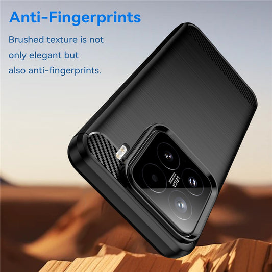 Cover til Oppo A6 Pro 5G / A6 Pro 4G, Techsuit, Carbon, Blå