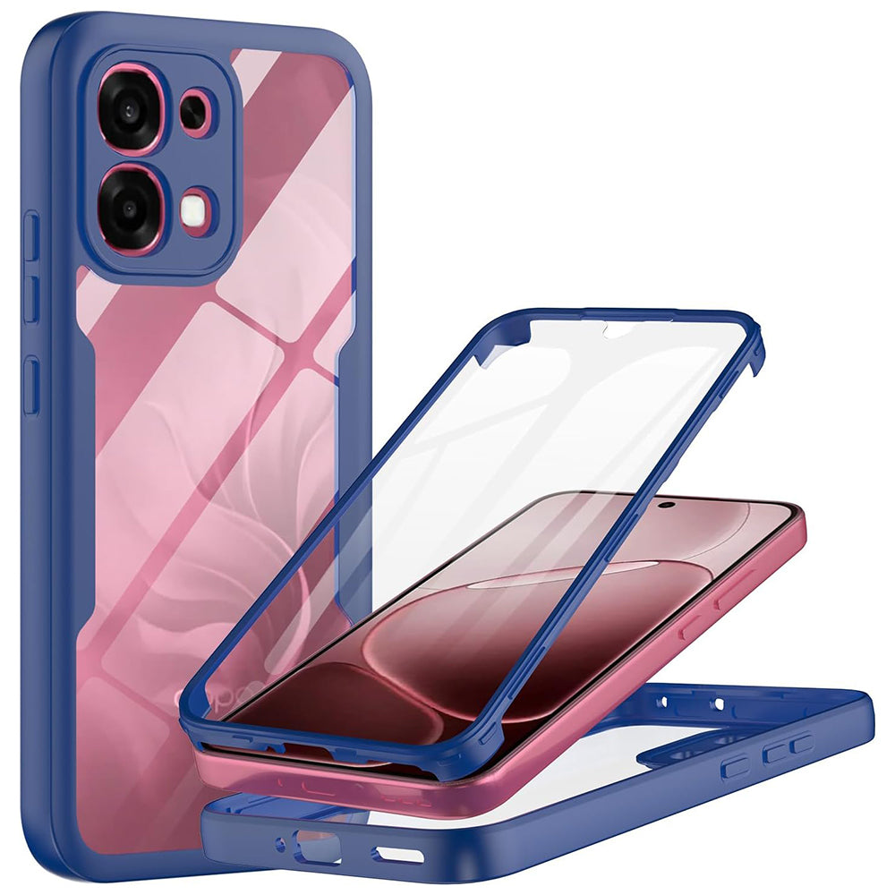 Etui til Oppo A6 Pro 5G / A6 Pro 4G, Techsuit, ColorVerse 360, Blå