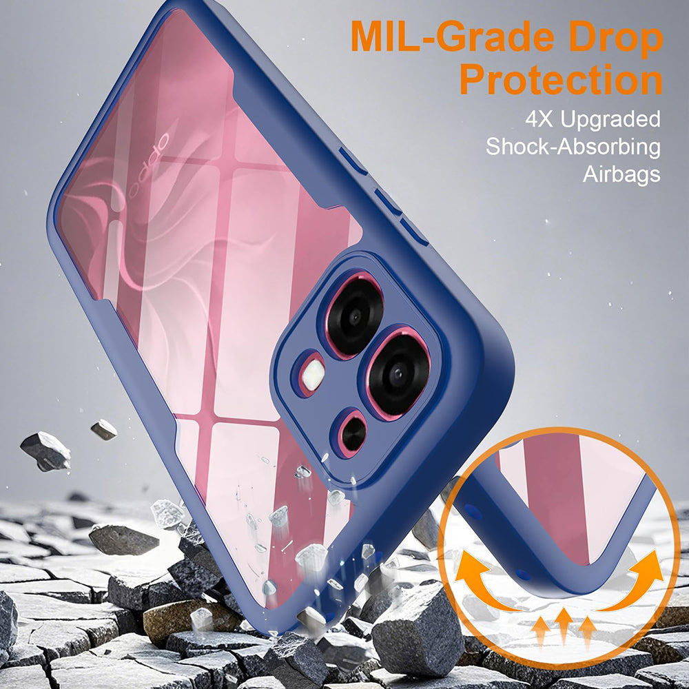 Etui til Oppo A6 Pro 5G / A6 Pro 4G, Techsuit, ColorVerse 360, Blå