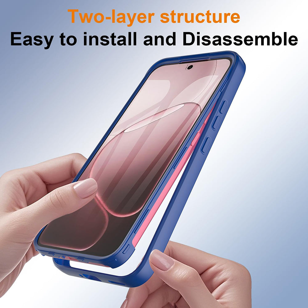 Etui til Oppo A6 Pro 5G / A6 Pro 4G, Techsuit, ColorVerse 360, Blå