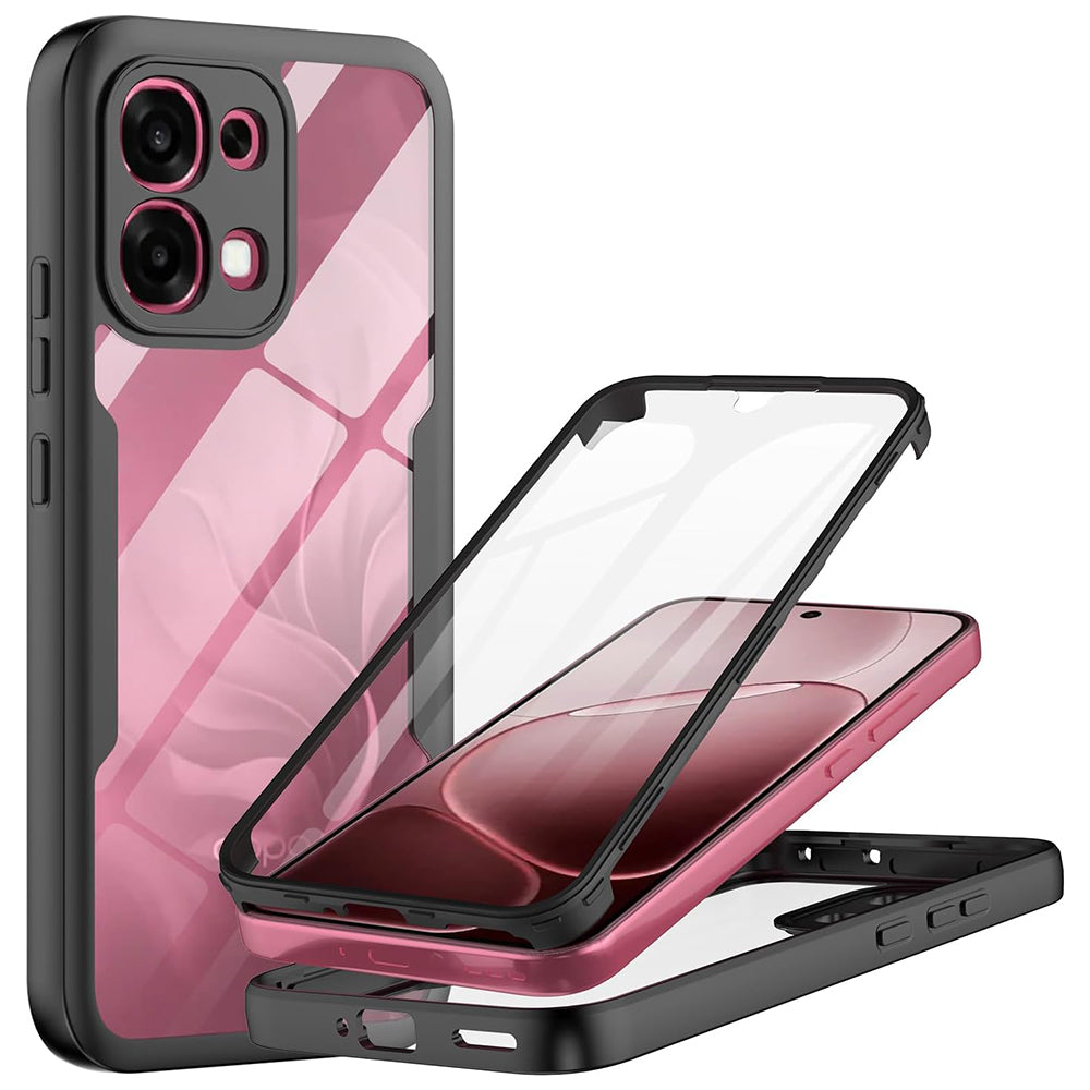 Etui til Oppo A6 Pro 5G / A6 Pro 4G, Techsuit, ColorVerse 360, Sort