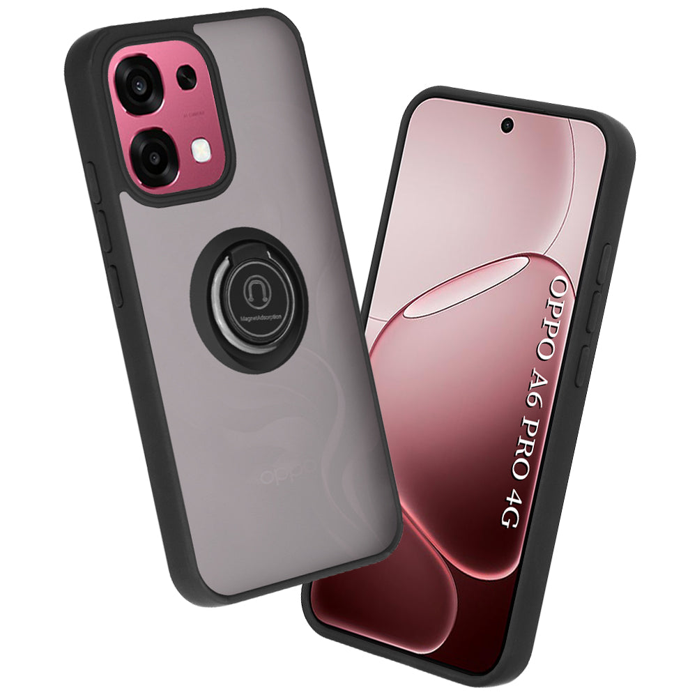 Case for Oppo A6 Pro 5G / A6 Pro 4G, Techsuit, Glinth, Black