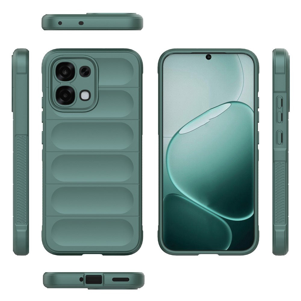 Cover til Oppo A6 Pro 5G / A6 Pro 4G, Techsuit, Magic Shield, Grøn