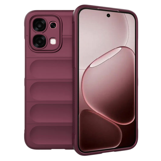 Cover til Oppo A6 Pro 5G / A6 Pro 4G, Techsuit, Magic Shield, Vinrød