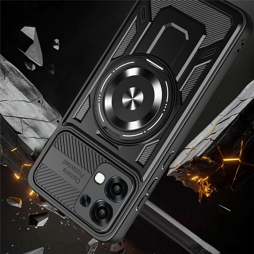 Cover til Oppo A6 Pro 5G / A6 Pro 4G, Techsuit, RuggedCam, Blå