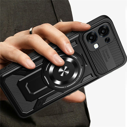 Cover til Oppo A6 Pro 5G / A6 Pro 4G, Techsuit, RuggedCam, Blå