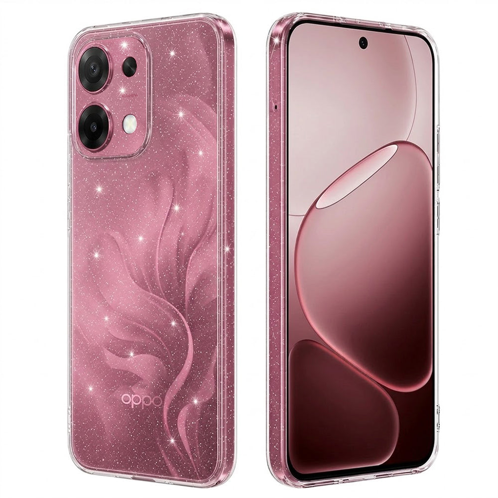 Cover til Oppo A6 Pro 5G / A6 Pro 4G, Techsuit, SparkleSkin, Transparent