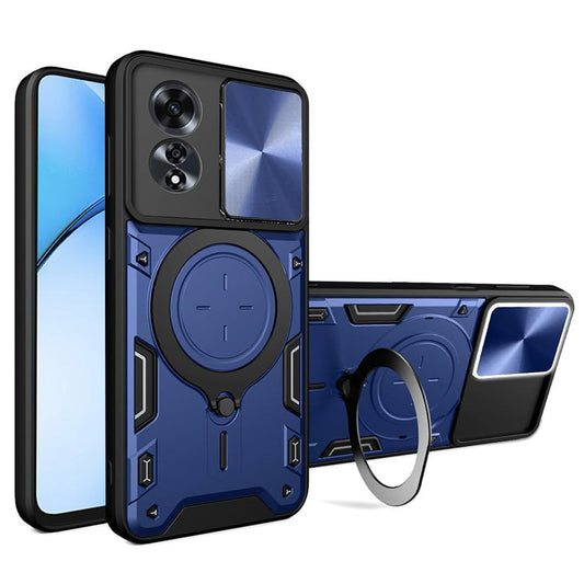 Cover til Oppo A60, Techsuit, CamGuard Pro, Blå